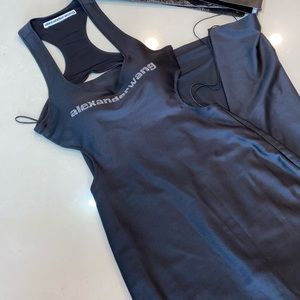 Alexander Wang Logo Diamante Dress